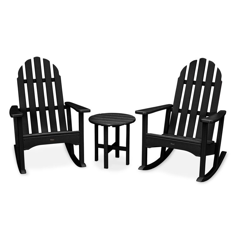 Trex Cape Cod Plastic Adirondack Chair with Table Wayfair
